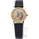 Corum Indian Enamel Champagne Color K18yg Leather Ladies Coin Watch