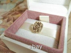 Genuine Authentic Pandora 14ct Gold Row of Roses Charm 750456 585 ALE