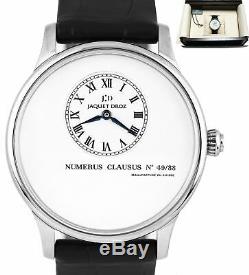 Jaquet Droz Numerus Clausus Classic White Ivory Enamel 43mm 18K White Gold Watch
