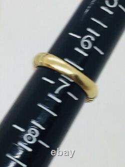 Judith Leiber Vintage 18k Yellow Gold Figural Zebra Black Enamel Ring Size 6.5