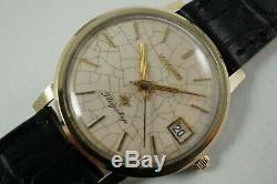 LONGINES FLAGSHIP ENAMEL DIAL 14K GOLD & STAINLESS STEEL with ARCHIVE DATES 1967