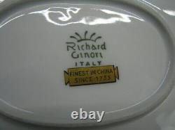 Mint Service for 12 Piemonte Richard Ginori Gold & Black Enamel China Set (189)