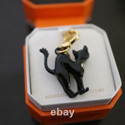 NWT JUICY COUTURE LIMITED 2013 Egypt Black Cat Bastet Pave BRACELET CHARM NEW