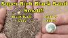 Richest Black Sand Smelt I Ve Ever Done No Visible Gold Silver Huge Precious Metal Button