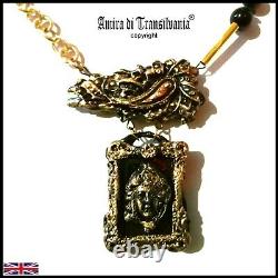 Tara necklace amulet pendant tibetan buddhism jewel sculputure art charms amulet