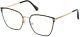 Tom Ford Tf 5574 Ft5574 -b Blk Enamel Front Shiny Rose Gold 001 Eyeglasses