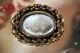 Victorian Inscribed Gold And Enamel Arranged Hair Mourning Brooch