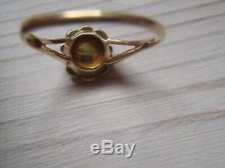 Victorian natural mined Diamond Black Enamel 18Carat Yellow Gold Mourning Ring P