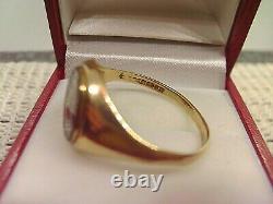 Vintage 9ct Gold Masonic Ring