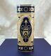 Vintage Authentic Cartier Roy King Gold Plated Navy Black Enamel Lighter Rare