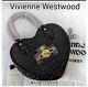 Vivienne Westwood Heart 2way Shoulder Bag Orb Black Enamel