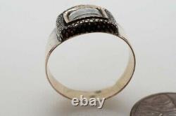 Anticique English 15k English Enamel English Ring C1809 M Park