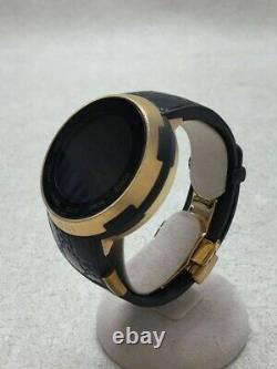 Gucci Quartz Watch Digital Enamel Black I-gucci Grammy 49mm Used Japan
