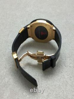 Gucci Quartz Watch Digital Enamel Black I-gucci Grammy 49mm Used Japan