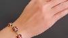 Hidalgo Ladybug Émaillé 18k Gold Link Bracelet 863501