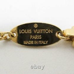 Louis Vuitton Bracelet Chaîne Egg Trunk Mini M68934 Métal Émail Noir Or LV