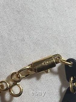 Porte-clés Mercedes Solid 18ct Gold Émail En Granit Fob
