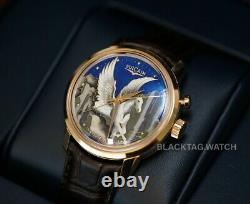 Vulcain Cloisonne 50 Présidents L'alarme Pegasus Enamel 200550.318l Wristwatch